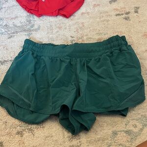 Green lulu hotty hot shorts